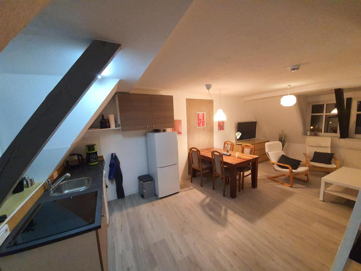 Grosses Offenes Loft Oder Kleine Gemuetliche Wohnung Mit Balkon Wolmirstedt Ngoại thất bức ảnh